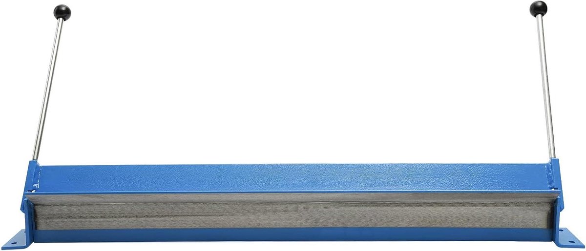 Metalen Plaat Bender - Metaalbuiger Rem - Metaal Vormgeven - Instelbare Buighoek - 1100mm Max - Blauw