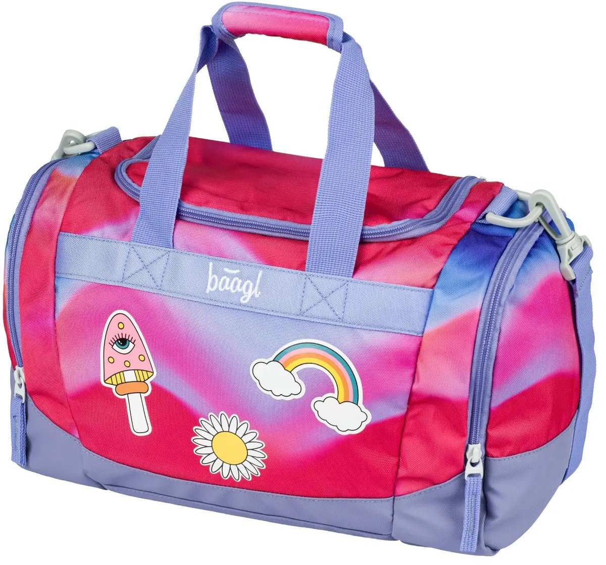 Baagl Kindersporttas Rainbow Red 22L