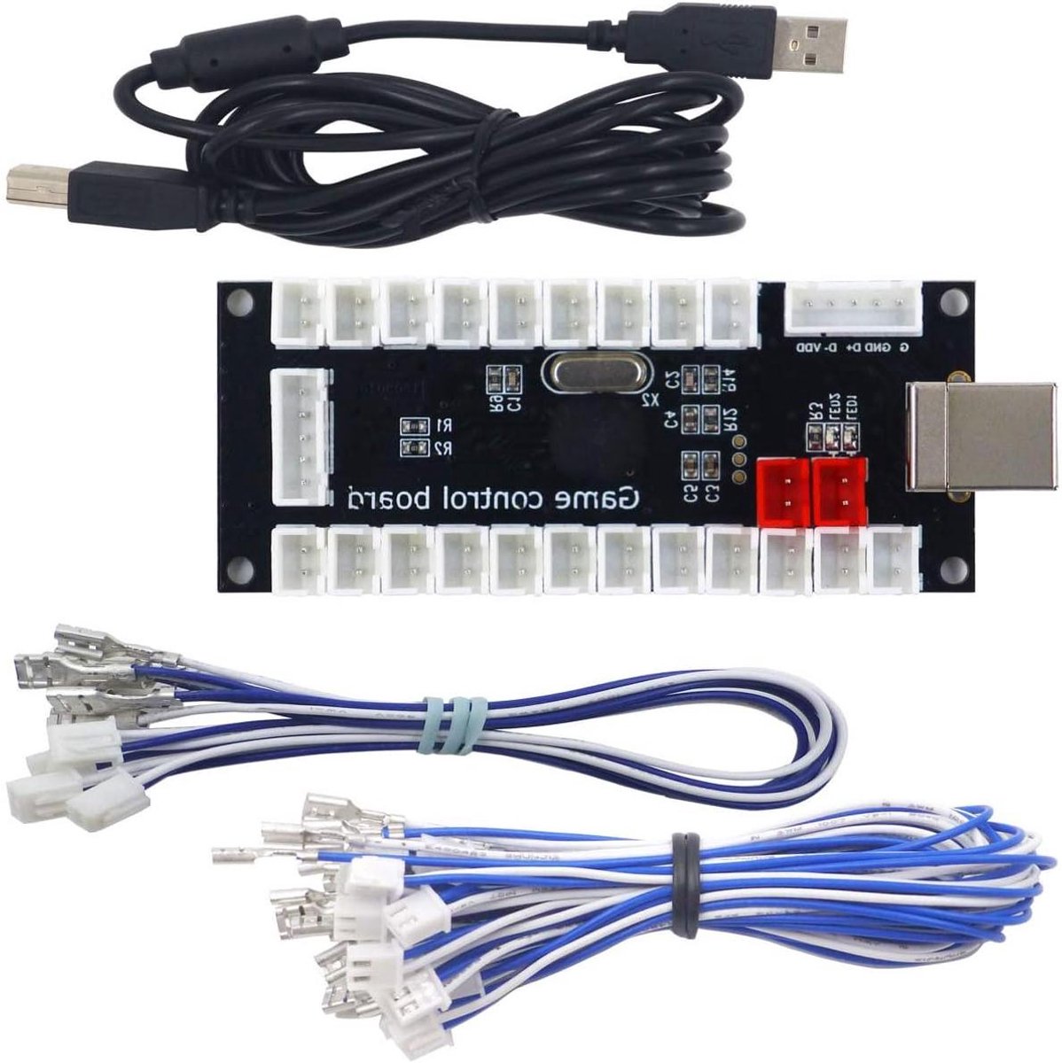 Arcade Game Encoder - Joystick Controller - Retro Gaming - Zero Delay - 15 x 10 x 4 cm - Zwart