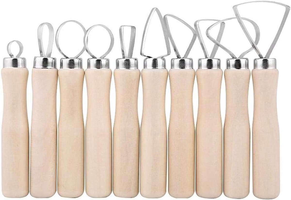 10-delige set voor pottenbakken en keramiekbewerking - Sculptuur, modelleren en DIY accessoires