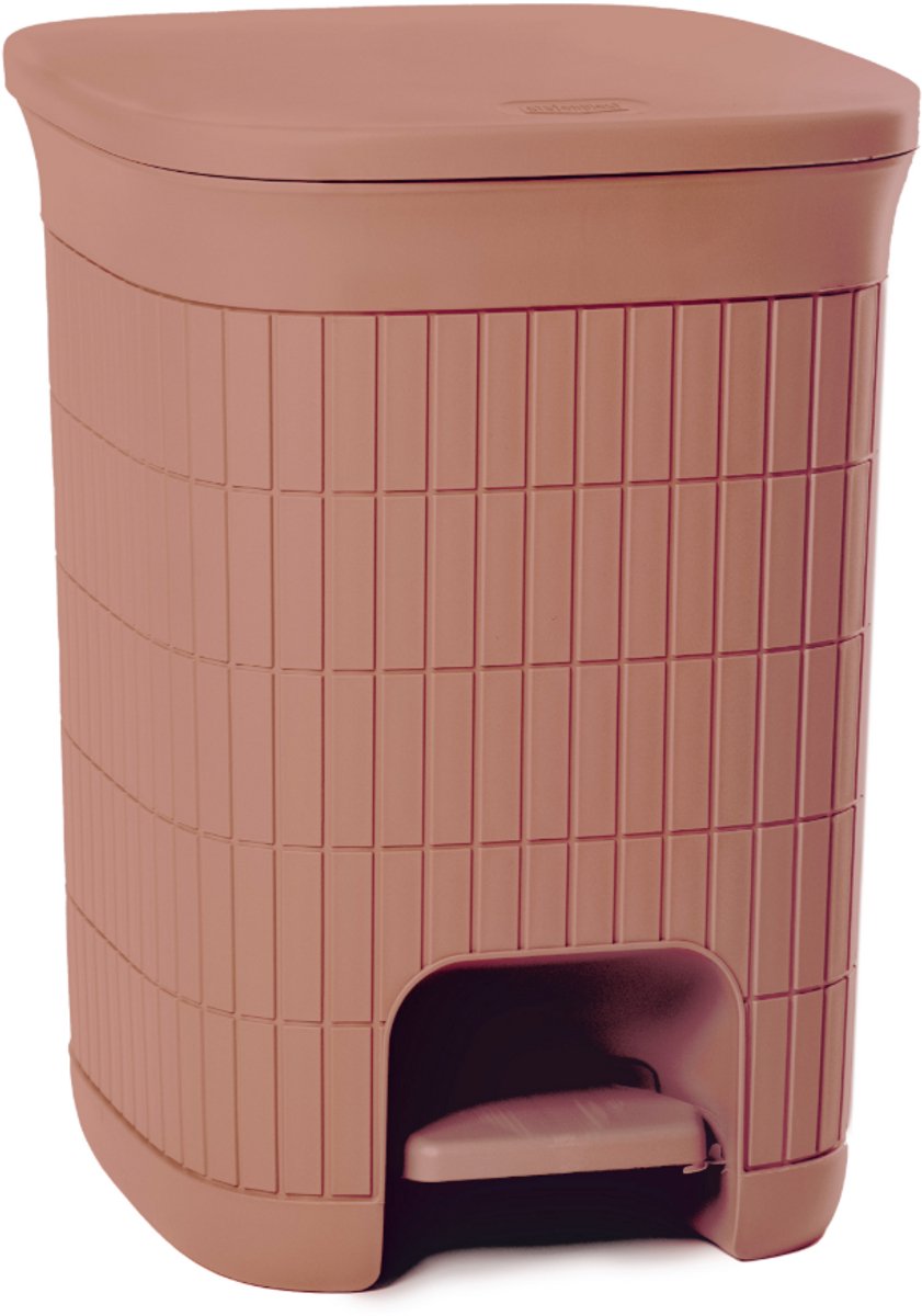 Pedaalemmer 'Domus' - 20 liter - Terracotta – Gerecycled kunststof