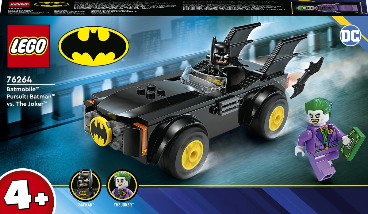 LEGO DC Super Heroes - Batmobile achtervolging: Batman vs. The Joker Constructiespeelgoed 76264