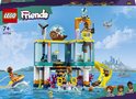 LEGO Friends Reddingscentrum op zee. Met de poppetjes Autumn, Leo en Kayla. Met een zeehond, dieren, jetski en een gebouw met glijbaan.