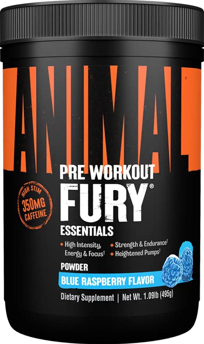 Animal Fury - 30 servings - Raspberry