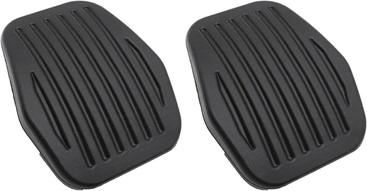 Pedaalhoezen Auto - Rubberen Pads - Verbeterde Grip - Eenvoudige Installatie - 2 Stuks - Zwart