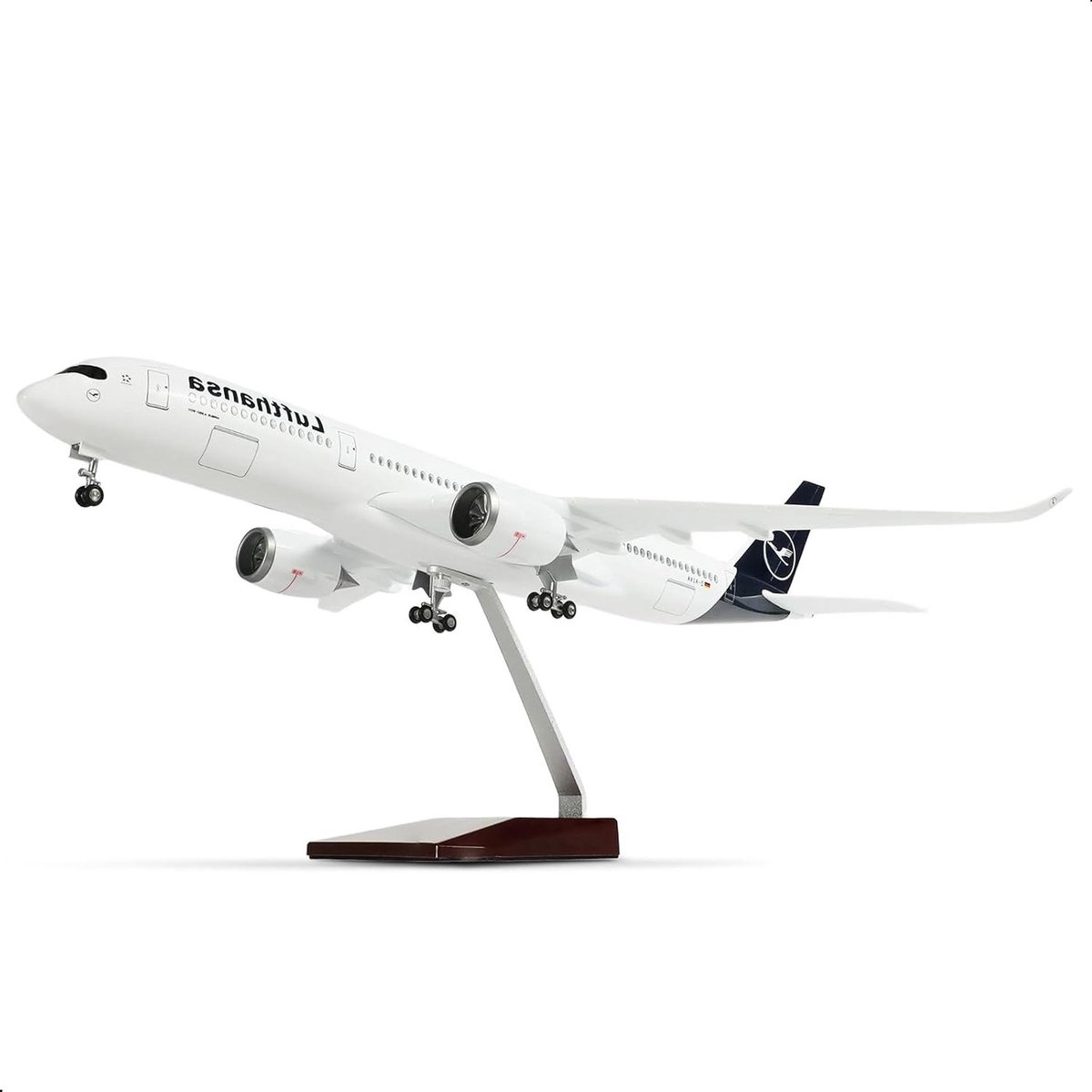 Vliegtuig Model - Schaalmodel Jumbojet - Hobby Verzamelen - Gedetailleerd Ontwerp - 46 cm Lengte - Wit