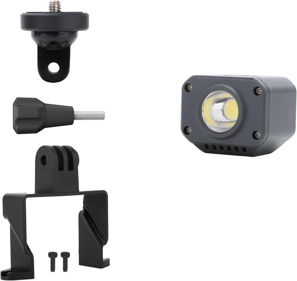 Drone Verlichting - Camera Mount - Vliegen - Eenvoudig te installeren - 1 Gram - Zwart