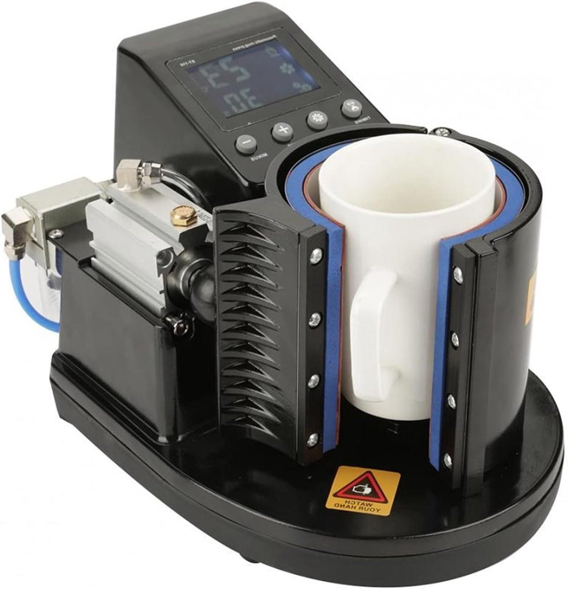 Warmtepers Machine Mok Printer Personalisatie Ontwerpen Automatische Druk Aanpassing 11oz Cup Zwart