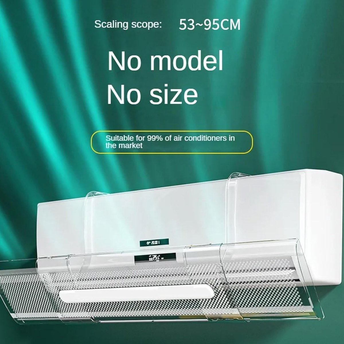 Verstelbare Airconditioner - Wandmodel Koeler - Comfort Verbeteren - Energiezuinig Ontwerp - Niet Gespecificeerd - Wit — afbeelding 4