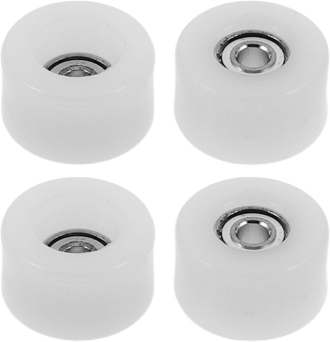 Fingerboard Wielen Set Mini Skateboard Onderdelen Tricks Oefenen Hoge Snelheid Lagers 4 Stuks