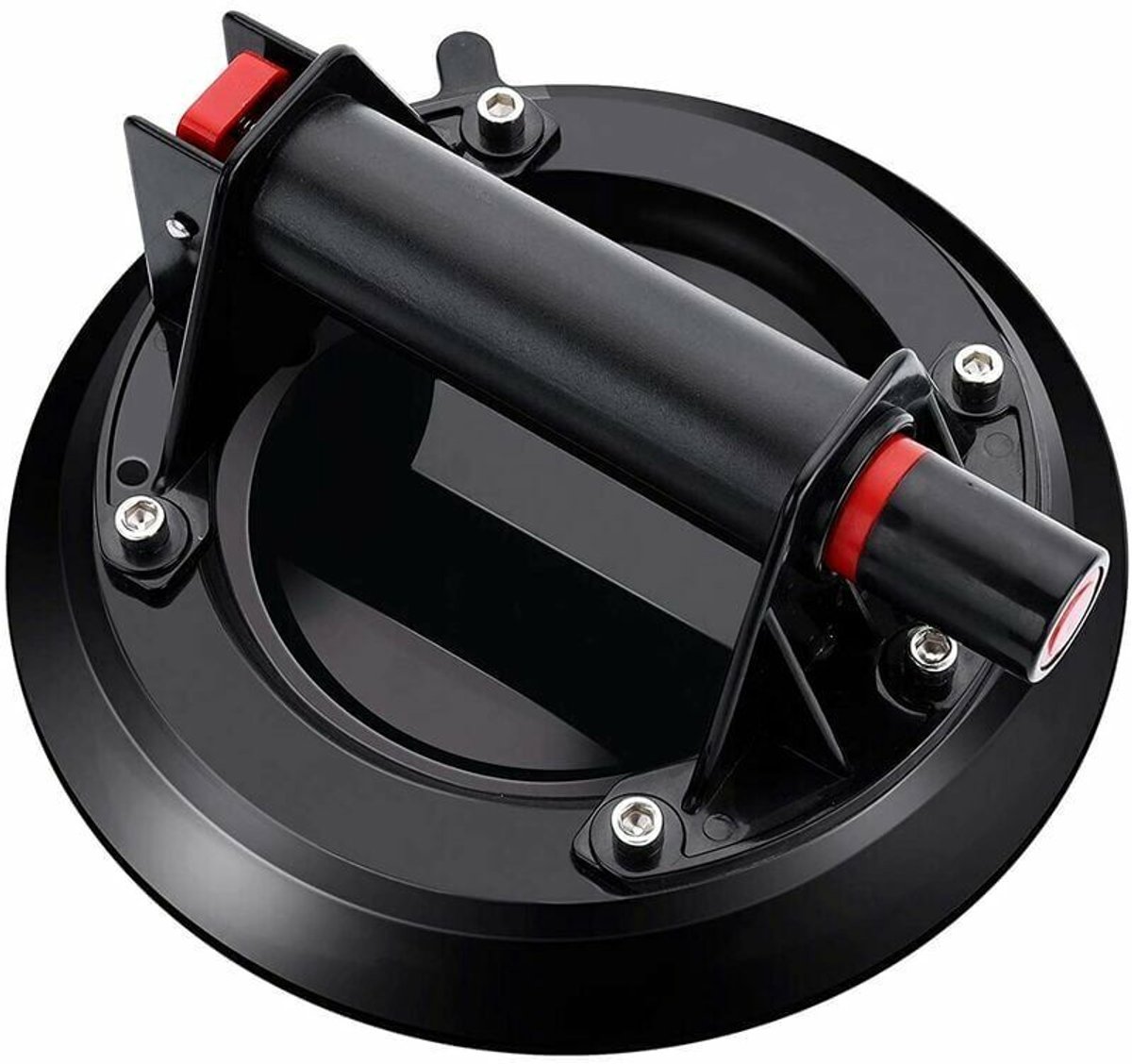 Professionele zuignap van 210 mm – Maximaal draagvermogen 180 kg – Gemaakt van rubber en ABS-kunststof – Geschikt voor gladde, niet-poreuze oppervlakken