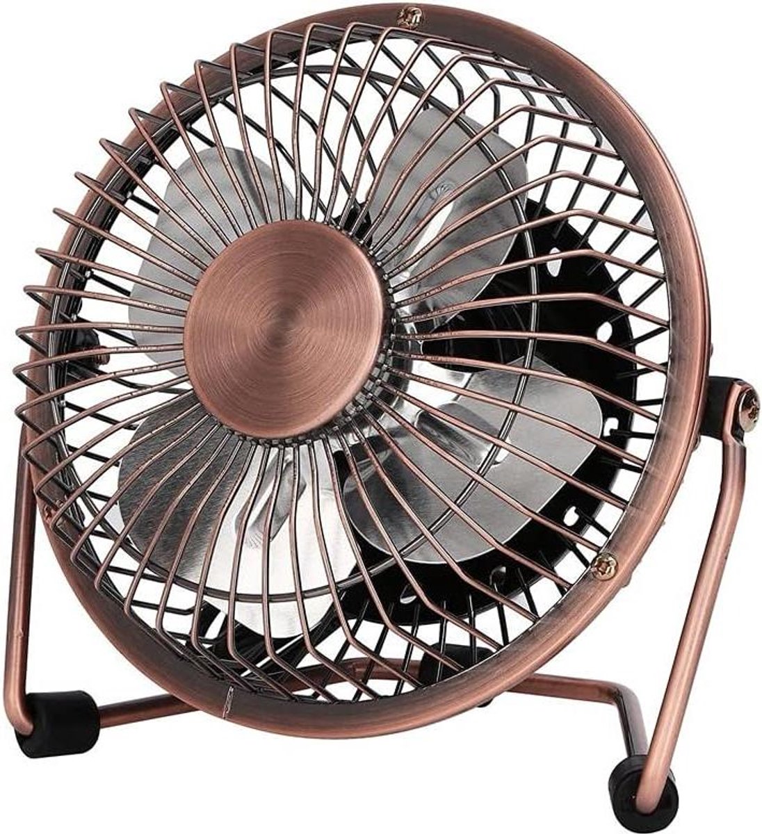 Bureau Ventilator - Mini Fan - Persoonlijke Koeling - Volledig Metalen Behuizing - 14 cm - Multicolor