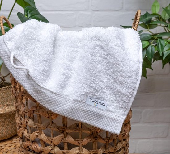 Doophanddoek met kant - Baby handdoek Doopgeschenk - Aandenken bewaren - 100% katoen - 50 x 100 cm - Wit — afbeelding 2
