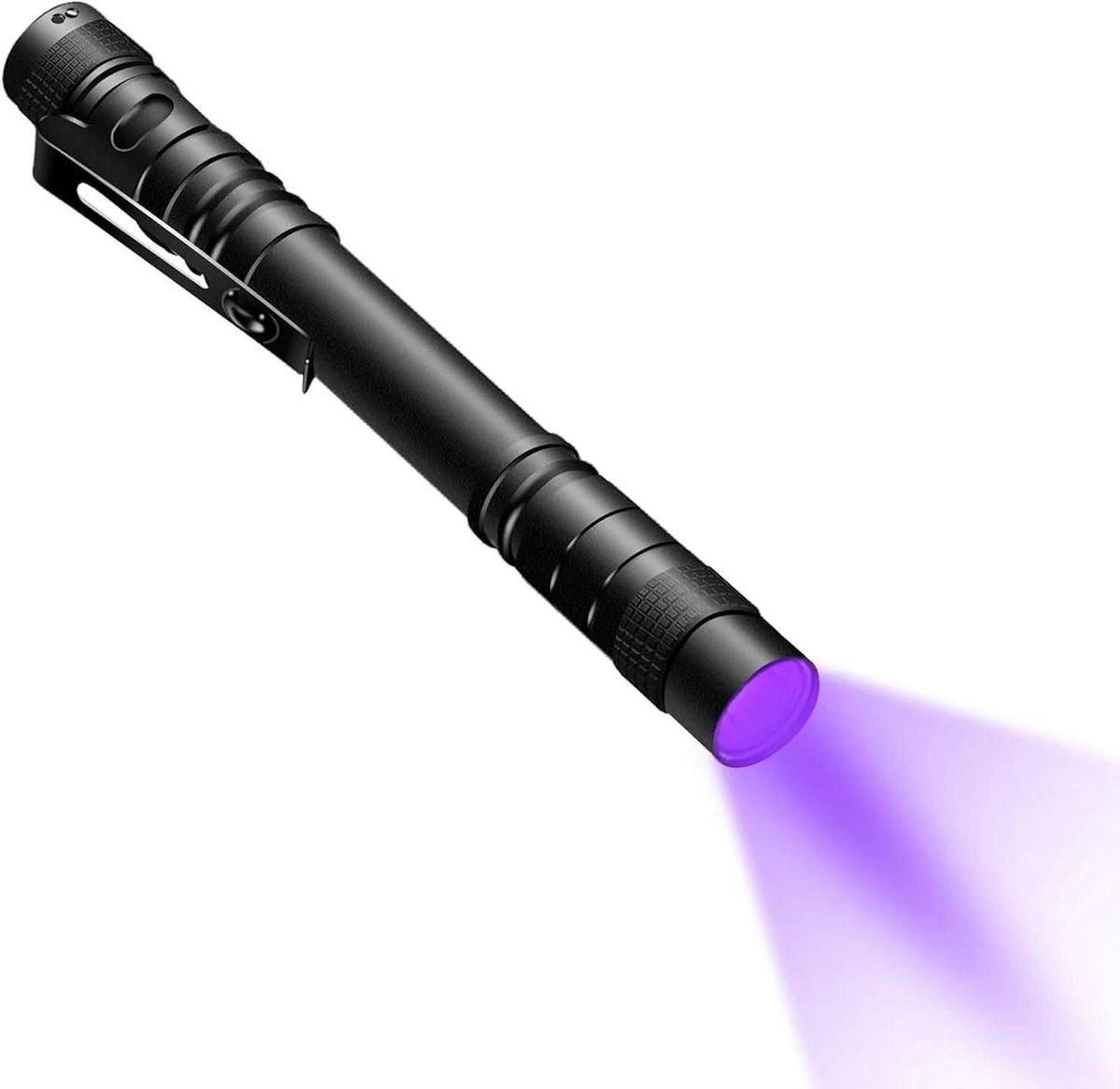 UV Zaklamp - Blacklight Mini - Vlekken Detecteren - Pure UV Kracht - 132 cm - Zwart