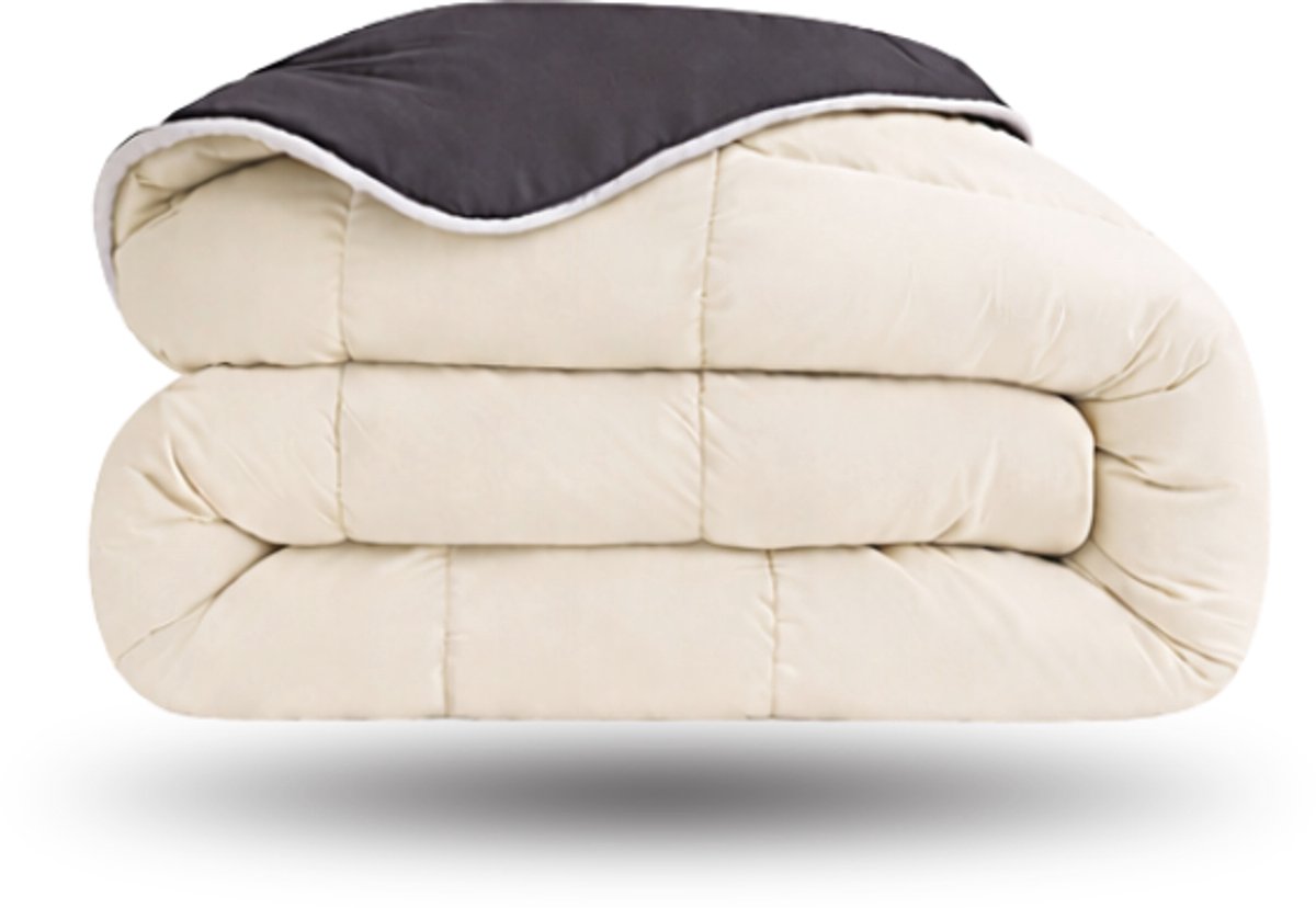 SnoozyBed Coco & Ash - Hoesloos Dekbed Zonder Overtrek - Wasbaar - All year zomerdekbed & winterdekbed - 140x200cm
