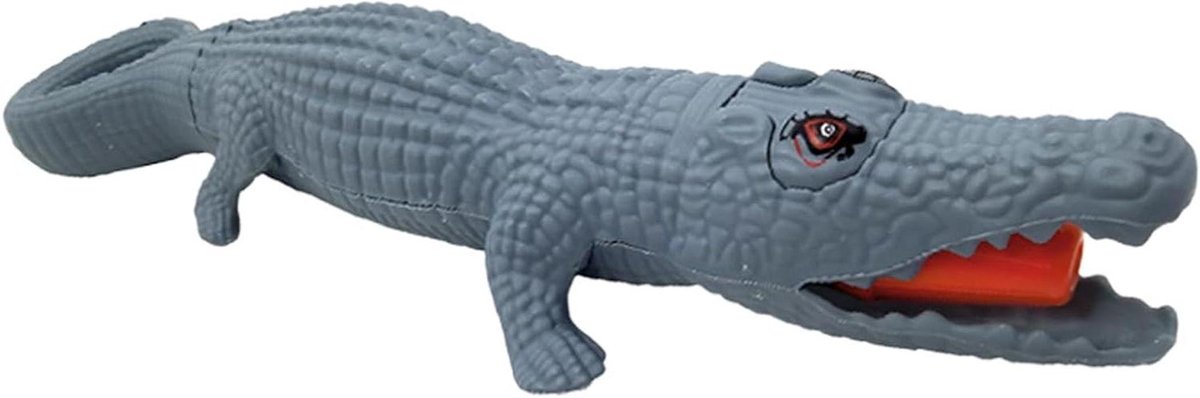 Waterspeelgoed - Zeedier spuiters - Waterpret buiten - Levendige cartoonstijl - 30 cm lang - Krokodil