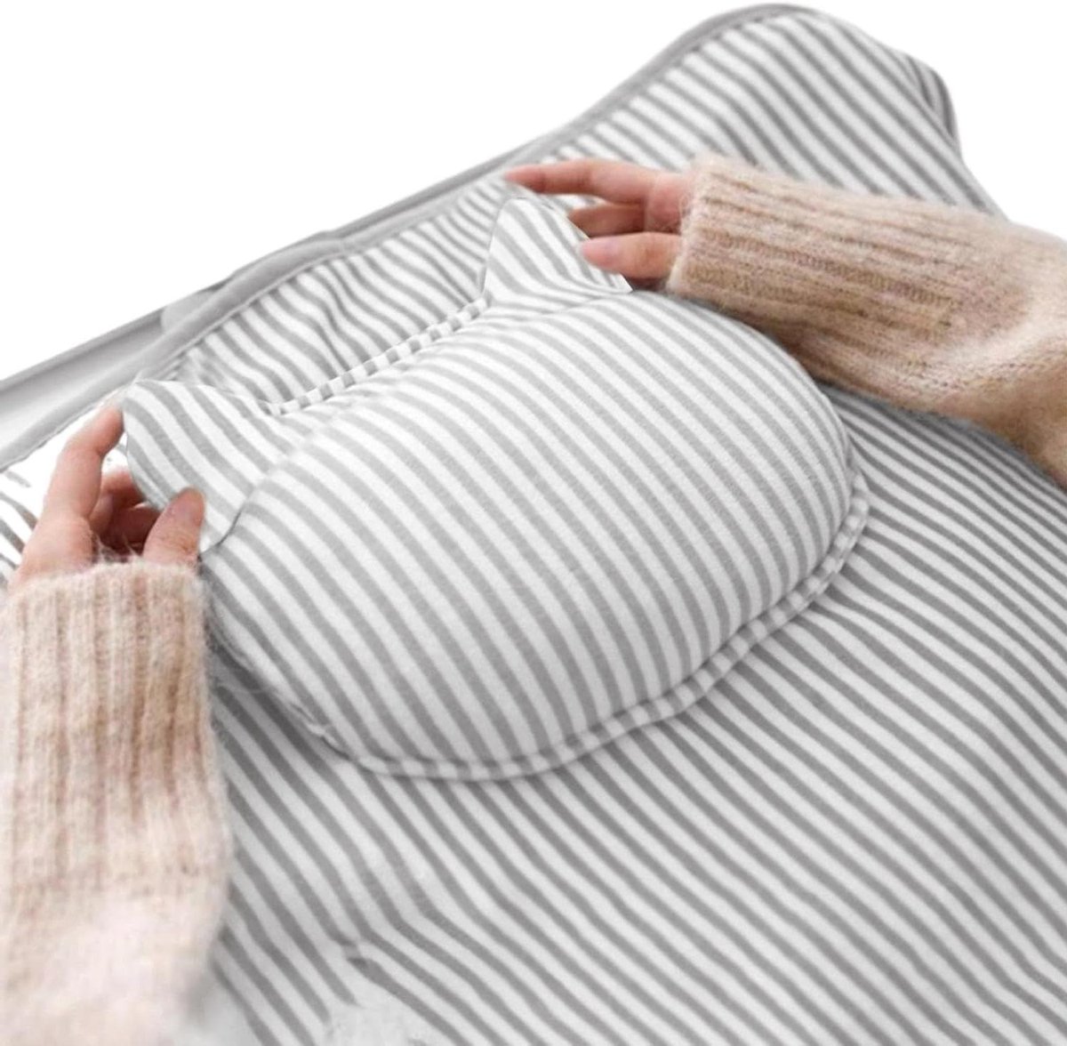Verwarmde Sjaaldeken - Elektrische Sjaal - Warm Blijven - Dubbelzijdig Fluweel - 72 x 112 cm - Grijs