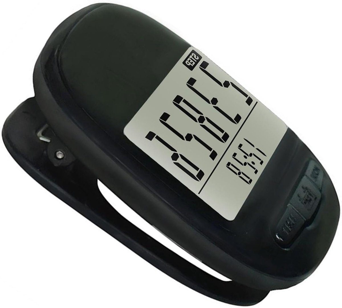 Stappenteller Clip - Fitness Tracker - Wandelen bijhouden - Ingebouwde klokfunctie - 49.9 g - Zwart