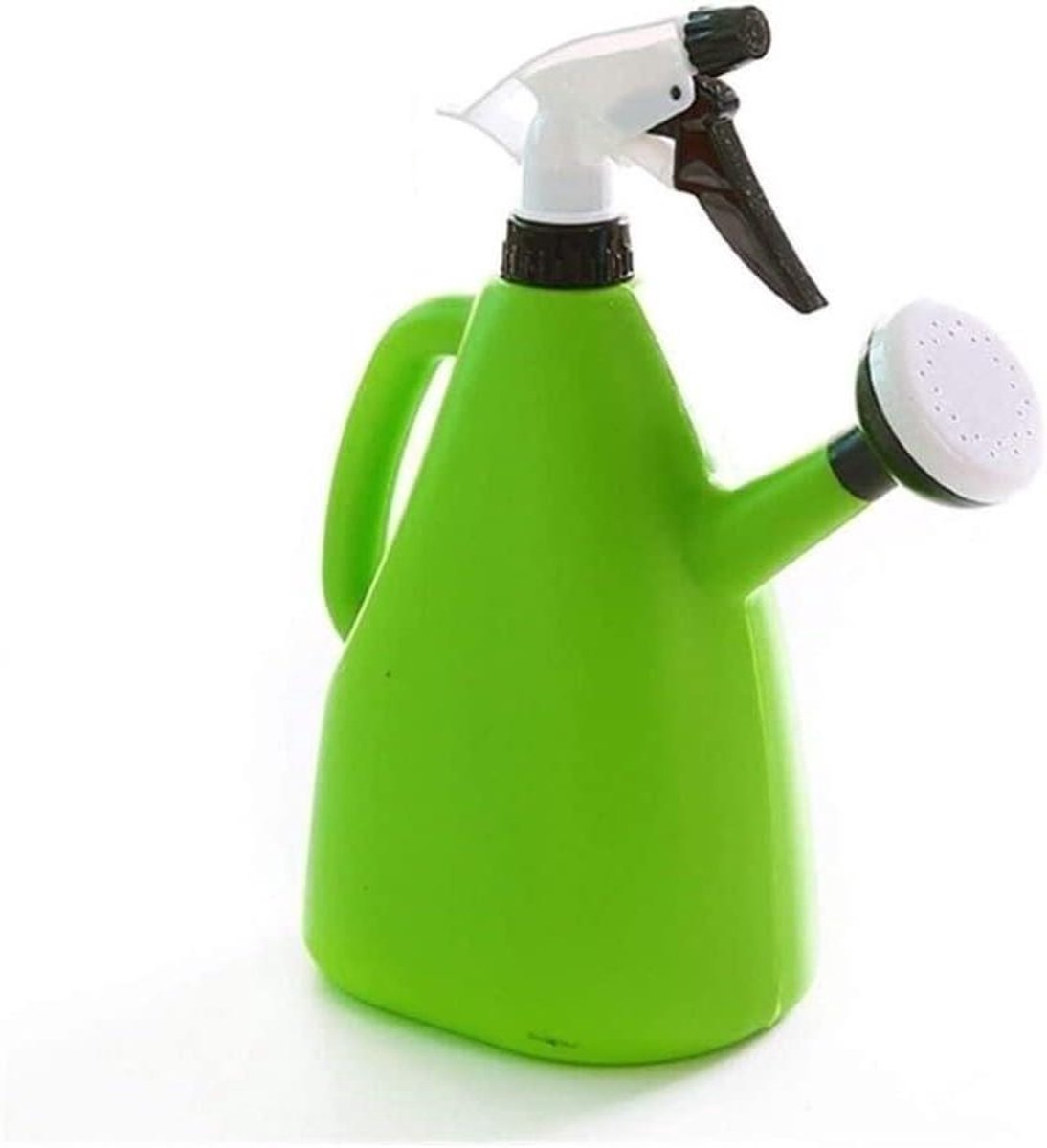 Gieter met Sproeier - Spuitfles Kamerplanten - Planten Water Geven - Verstelbare Sproeikop - 13 x 9.5 x 25cm - Groen