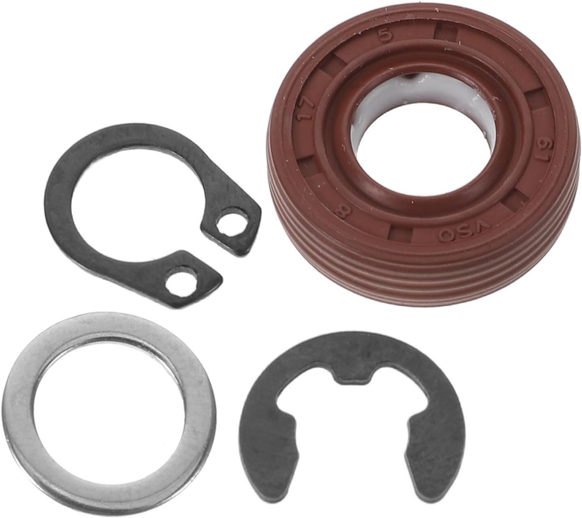 Broodbakmachine Afdichtingsset - Reparatieset Keerring - Onderhoud Apparaat - Roestvrijstalen Ring - 16x16x5 mm - Diverse kleuren