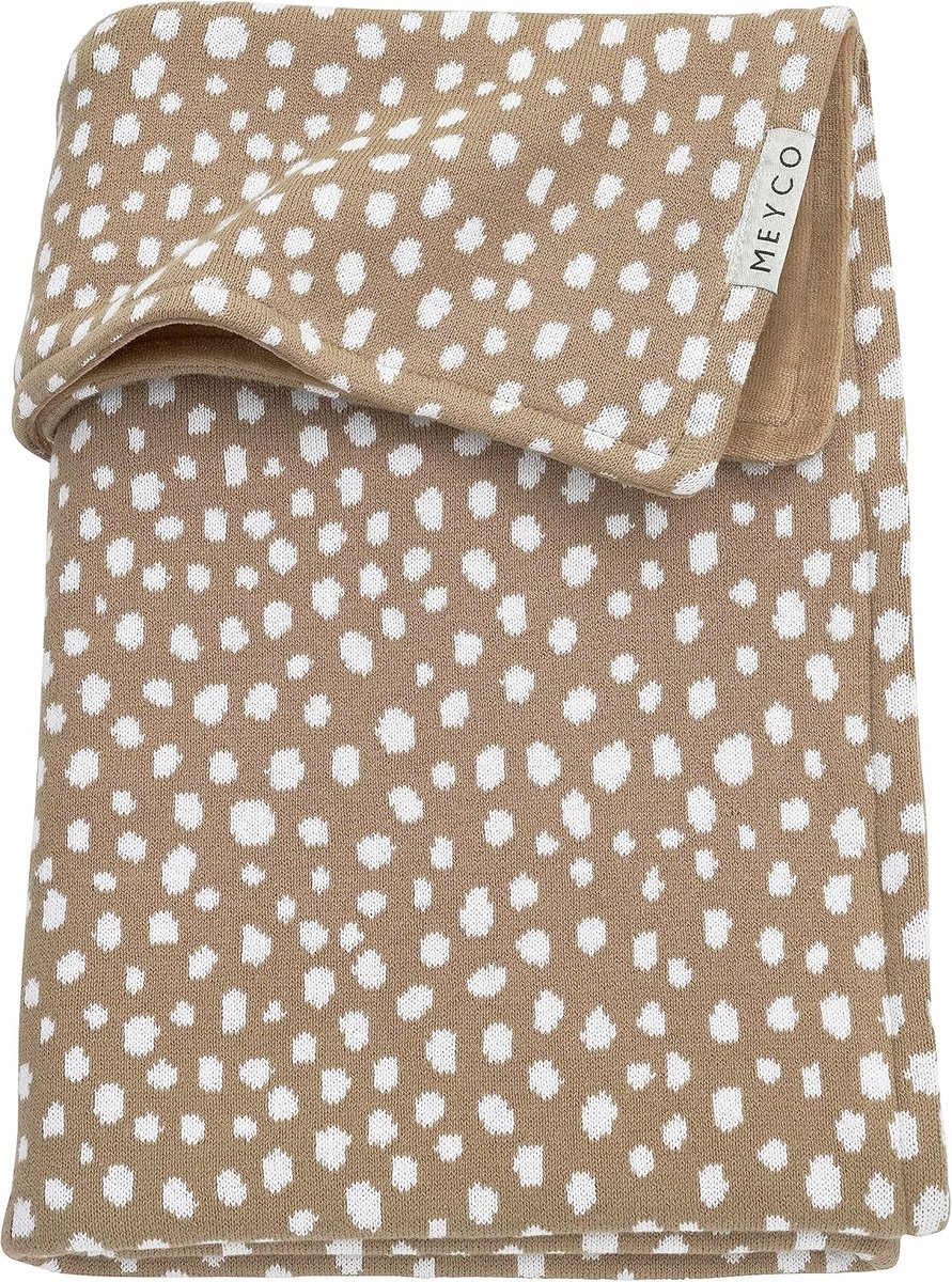 Babydeken Gebreid - Wiegdeken Kinderdeken - Baby Comfort - TOG Waarde 2.0 - 75 x 100 cm - Taupe