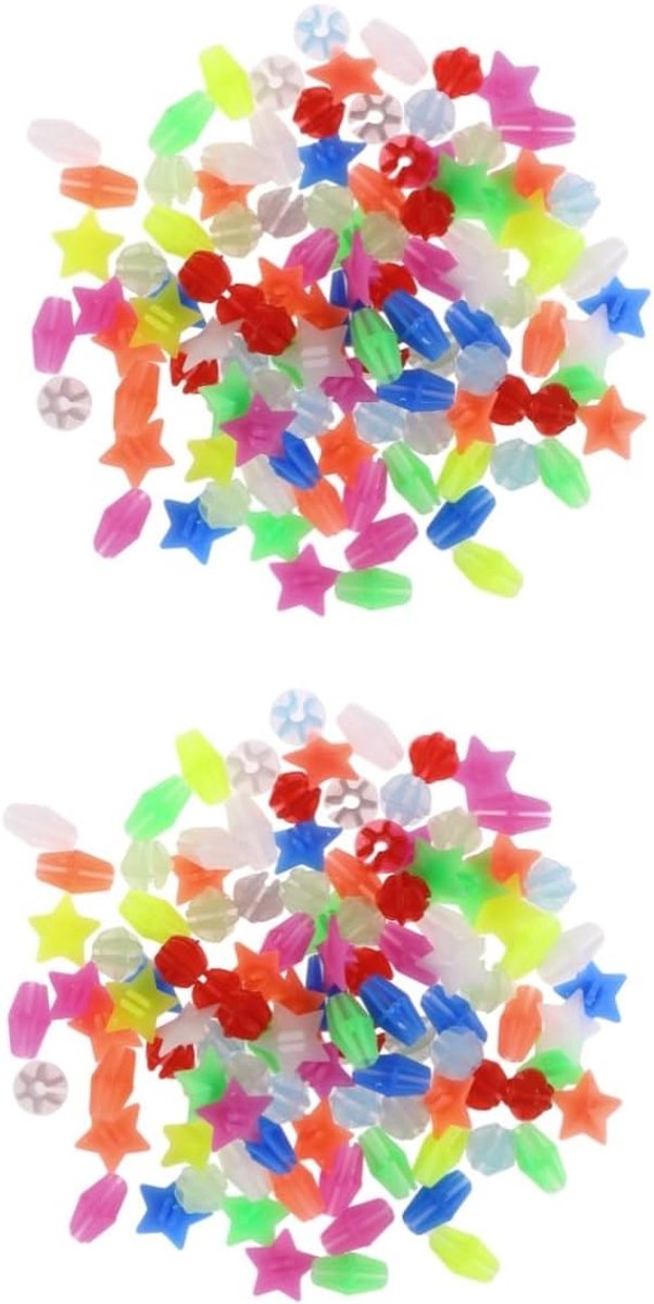 Fietsspaak Versieringen - Kralen Set - Kinderfiets Personaliseren - Eenvoudige Clip-on Installatie - 216 Stuks - Multicolor