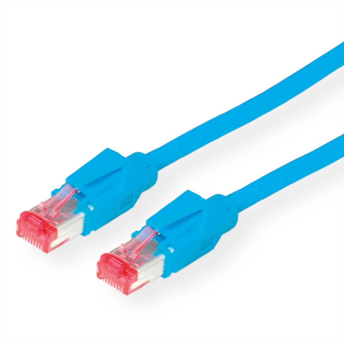 KERPEN F6-90 S/F H, klaar voor gebruik, Cat.6 (Class E), HiRose, blauw, 3 m