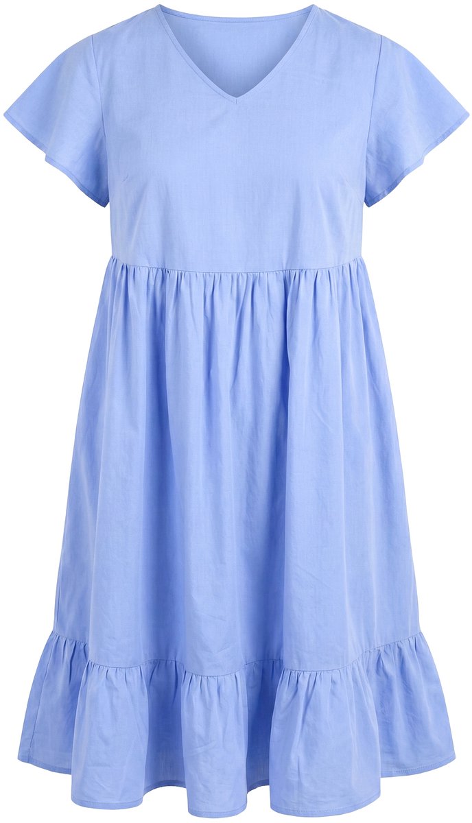 Angel of Style - Dames - Jurk A-lijn - Ochtend blauw - Maat 42