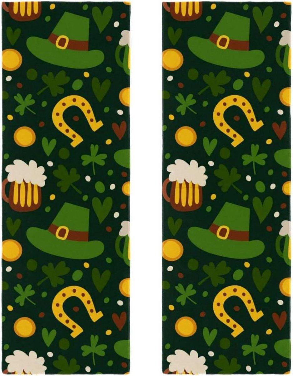 Microvezel Handdoek - Sneldrogende Doek - Sport & Reizen - Koelend Effect - 2-Pack - Groen