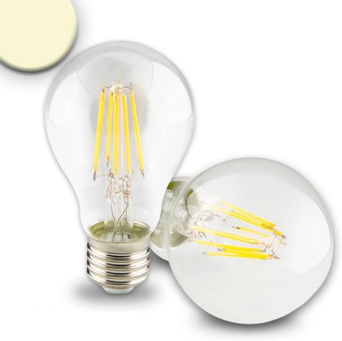 LED Lamp - E27 Peertje - Sfeerverlichting Creëren - Dimbaar Licht - 7 Watt - Warm Wit