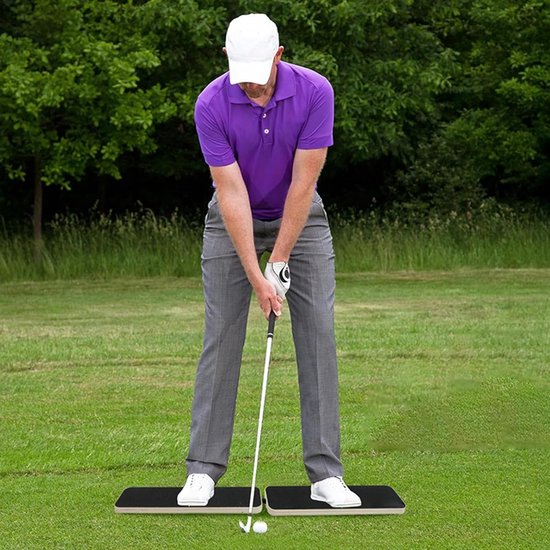 Golf Balansbord - Swing Trainer - Sport Stabiliteit - Continue aanpassing - 36 x 23 cm - Zwart van GOLF — afbeelding 3
