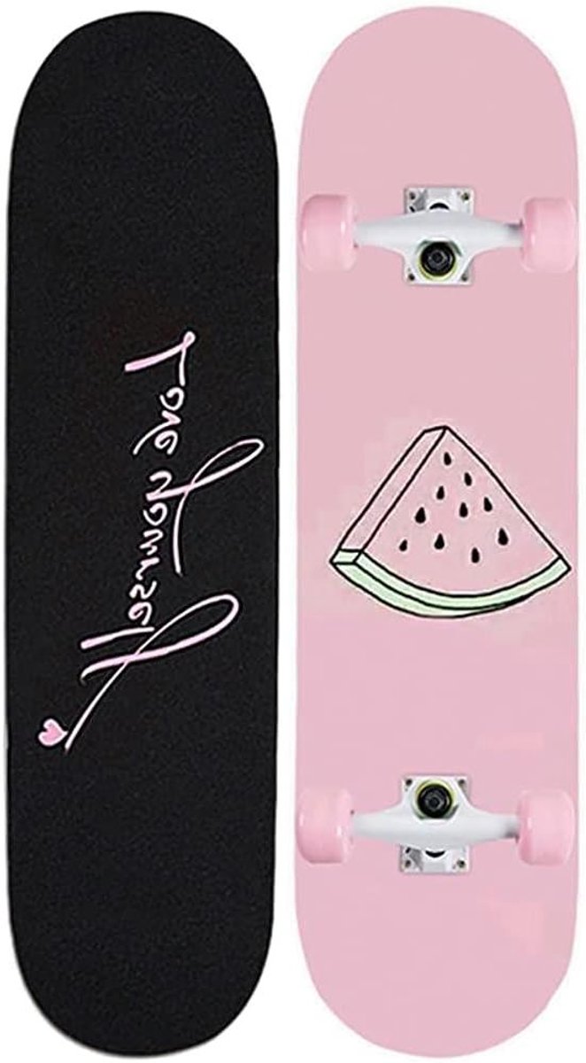 Professioneel Skateboard Compleet Board Buiten Sporten 7 Laags Esdoornhout 80 Cm Lang