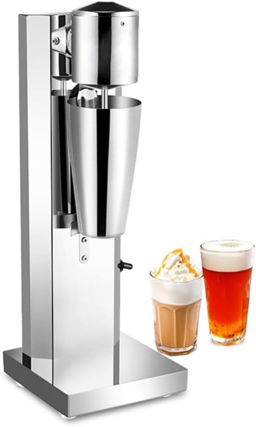 Quvo® Milkshake Machine - Milkshake Maker - Smoothie Maker - Zilver - 18cm x 18cm x 53cm