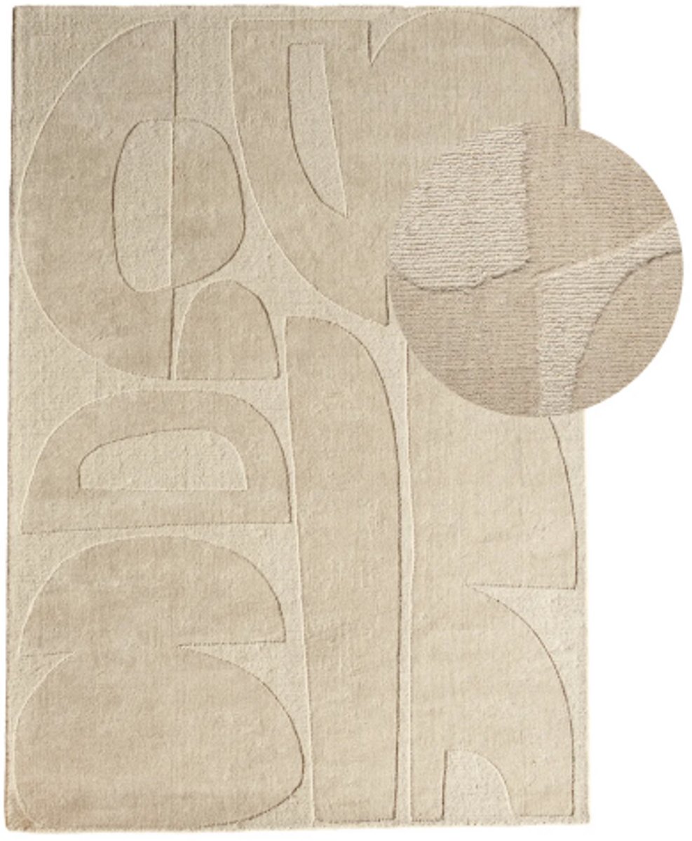 by fonQ Reform Vloerkleed - Beige - Rechthoekig - 160 x 230 cm