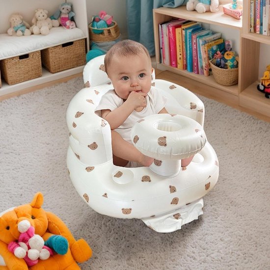 Opblaasbare Baby Stoel met Luchtpomp voor Ondersteuning en Comfort van 3-36 Maanden — afbeelding 4