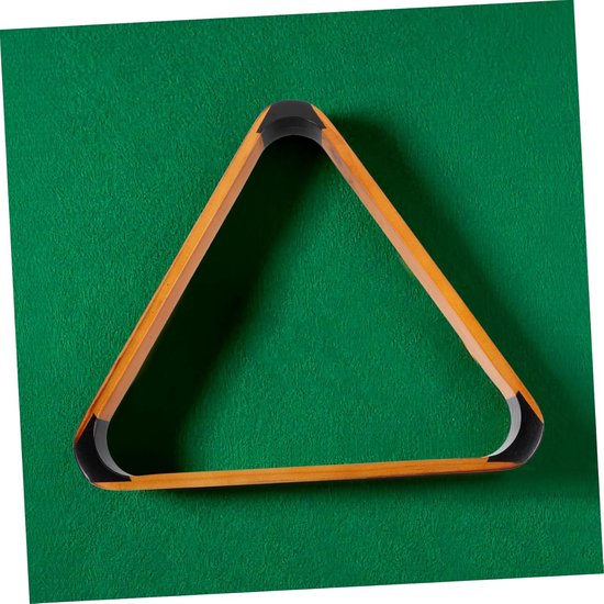 Biljart Triangle Rack - Pooltafel Frame - Spel Voorbereiden - Standaard Ballen - 33x29x3cm - Zoals Getoond — afbeelding 4