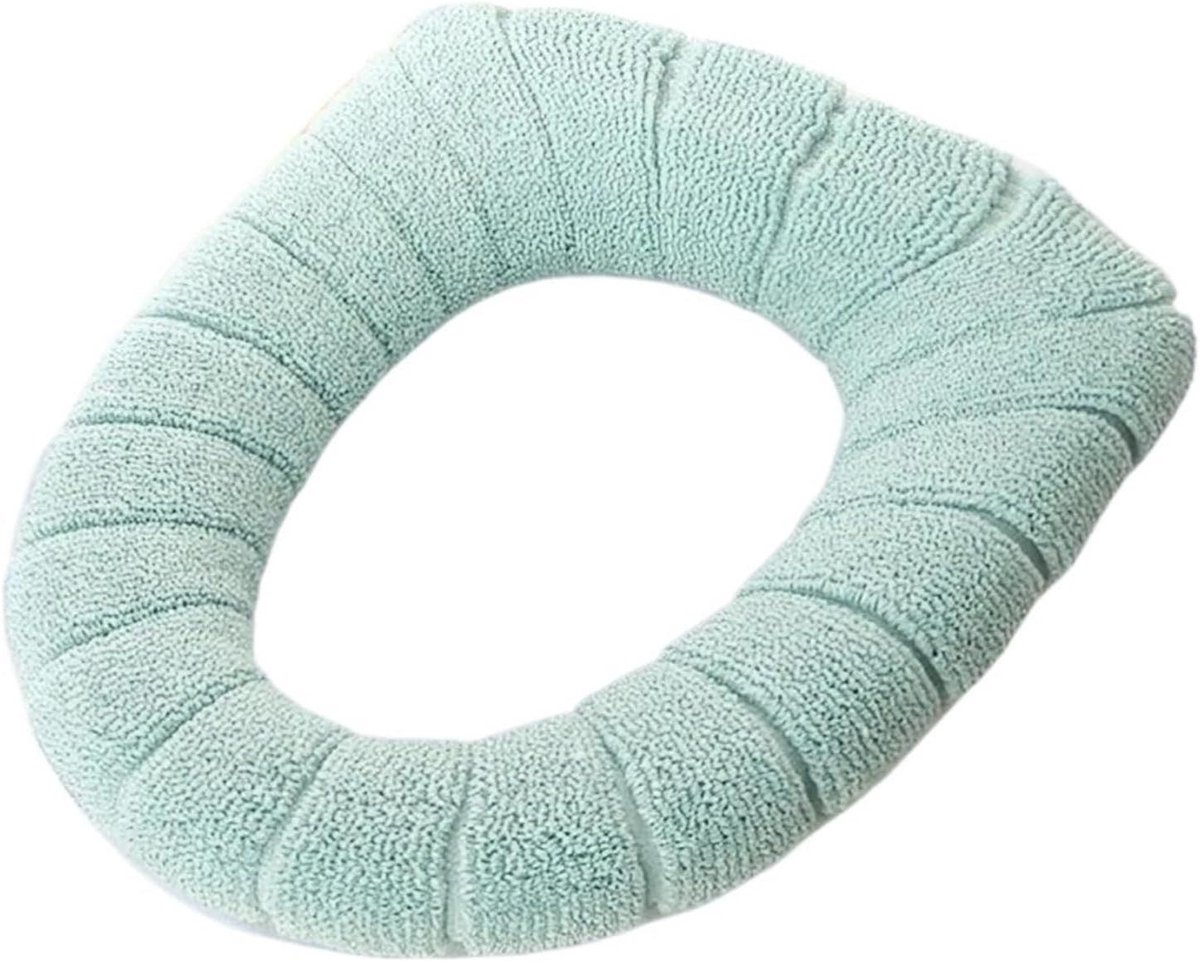 WC-brilhoes - Toiletzitting warmer - Comfortabel zitten - Universeel wasbaar - Dikke vulling - Groen