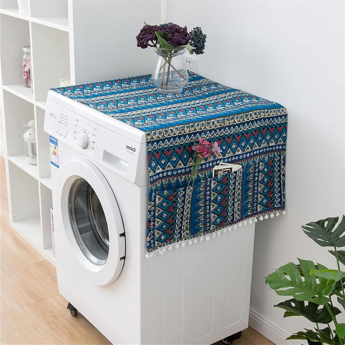 Wasmachinehoes Apparaat Cover Apparaten Beschermen Linnen Materiaal 70-170CM Geometrisch