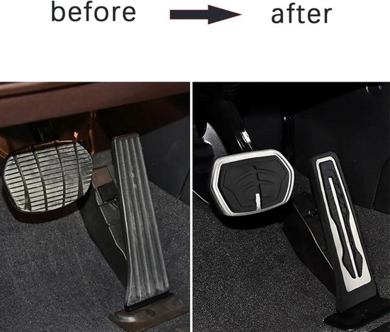 Pedaalhoezen Set - Gasrem Pedaal - Verbeter Rijervaring - Antislip Ontwerp - Standaard Maat - Zwart — afbeelding 3