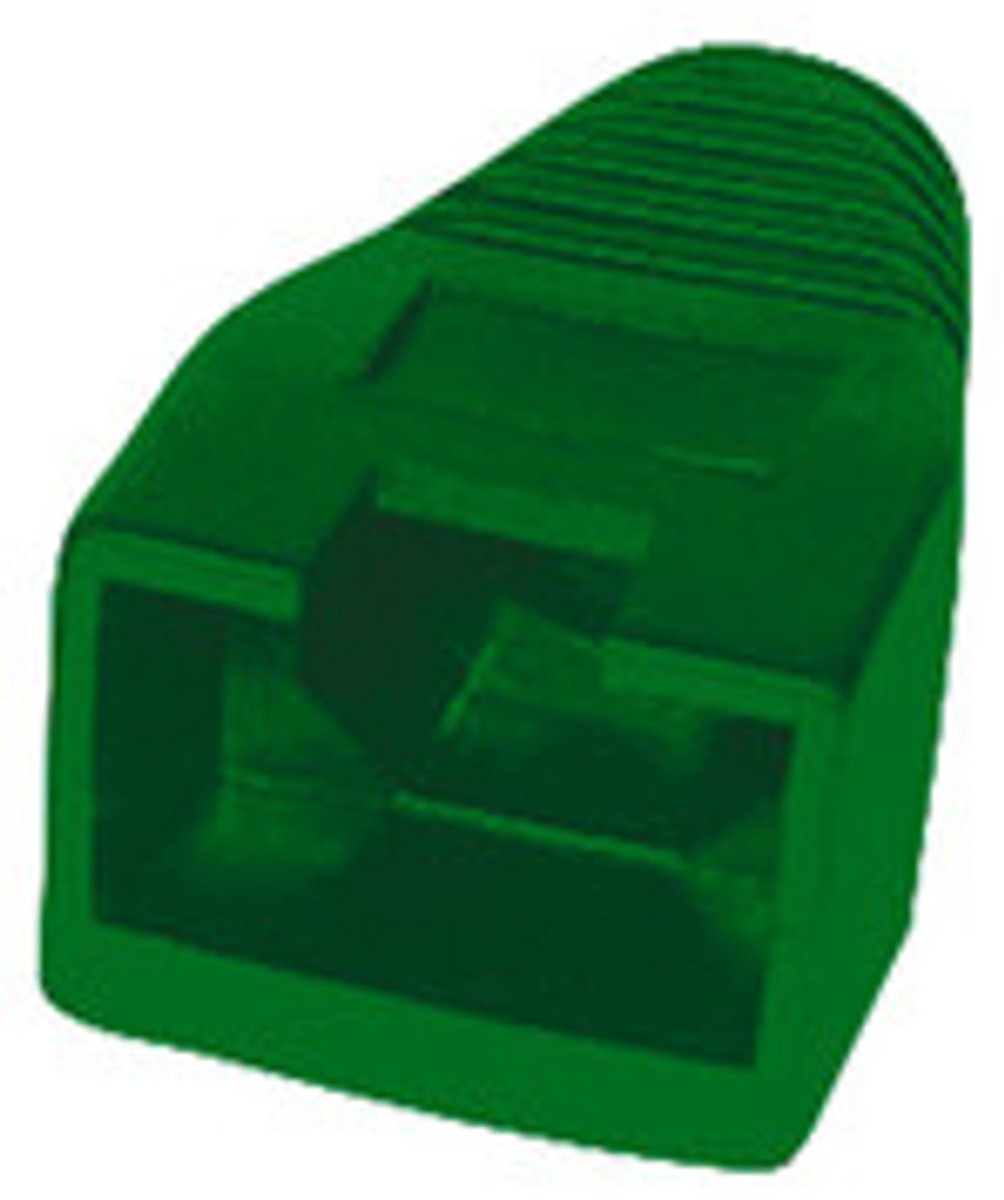 RJ45 Stekker met Groene Tule - CAT5 en CAT6 - Per stuk - 8P8C - STP