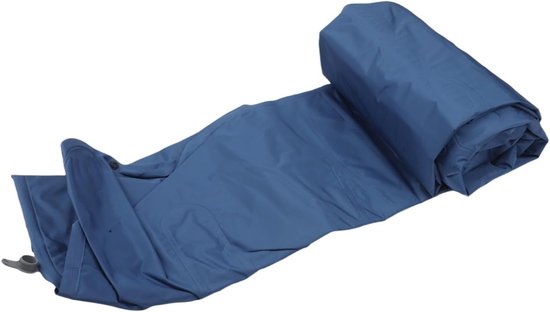 Campingmat - Slaapmat - Buiten slapen - Voetpomp - 196 x 66 cm - Donkerblauw — afbeelding 4