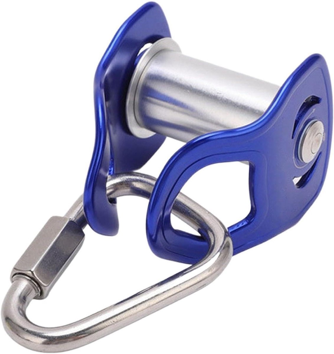 Kabelkatrol - Glijstuk Staalkabel - Zware Lasten Hijsen - Aluminiumlegering Constructie - 8 cm Lengte - Zilverkleurig