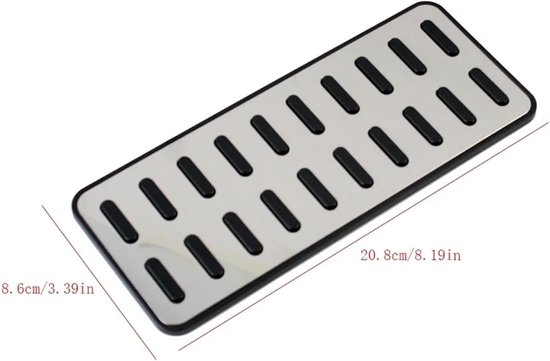Pedaalhoezen Auto - Voetsteun Pedaal - Veilig Rijden - Antislip Oppervlak - 25x10x5 cm - Zwart — afbeelding 3