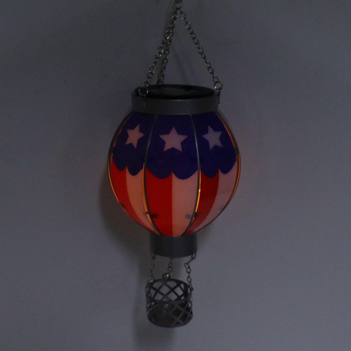 Hete Luchtballon Lantaarn - Hanglamp Decoratie - Buitenverlichting Decoratie - Zonne-energ