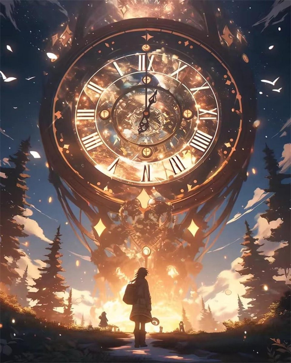 Puzzel 1200 stukjes - Volwassen puzzel - Ontspanning thuis - Met poster sjabloon - 75 x 50 cm - Houten klok