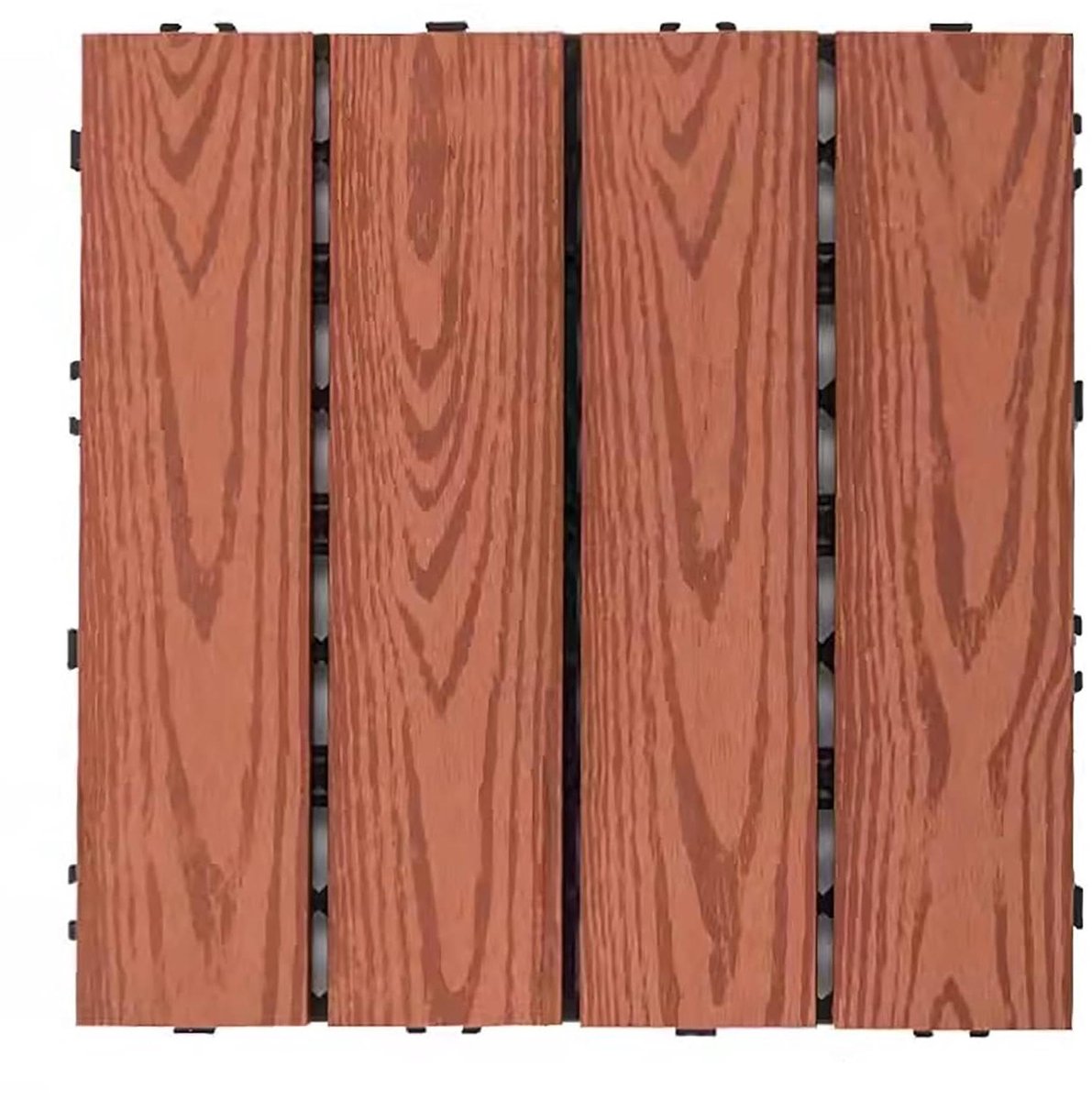 Terrastegels - Houten vloer - Buitenruimte opknappen - Snelle waterafvoer - 30x30 cm - Meerkleurig