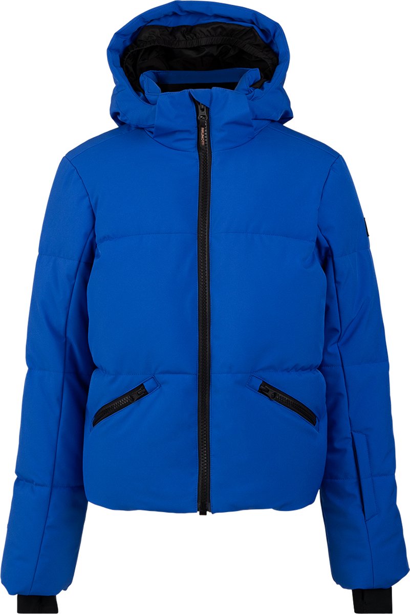 Brunotti Fiasky Skijas Meisjes Dazzling Ski Jas Wintersport 10K Waterdicht Skipashouder Blauw