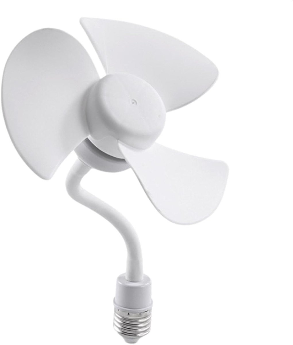 Tafelventilator - Kleine ventilator - Ruimte koelen - 360 graden slang - 16 cm - Wit