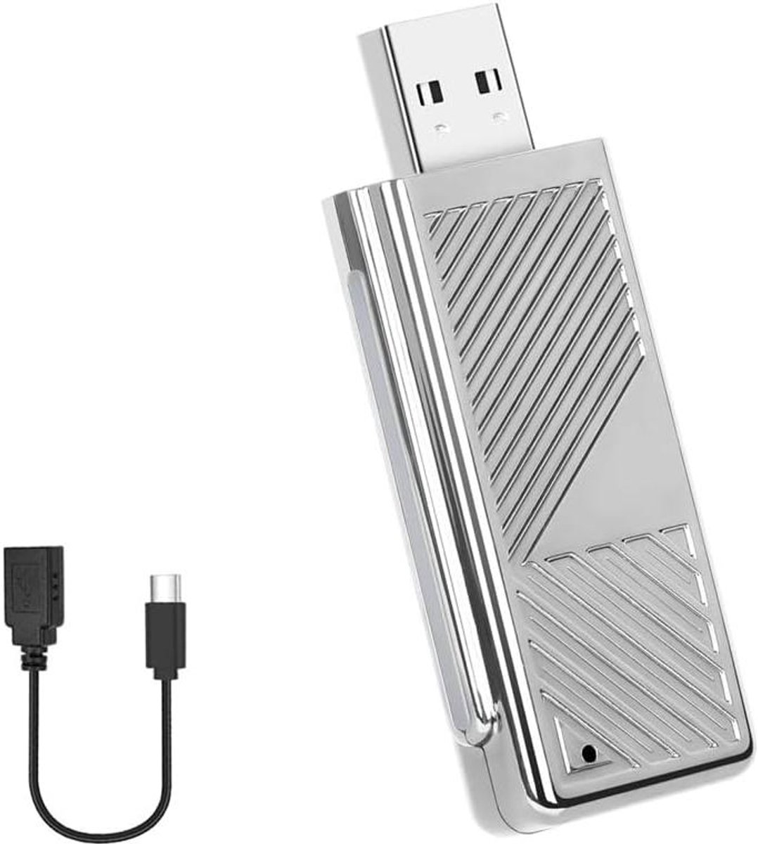 Draadloze Android Auto - Auto Adapter - Navigatie Bediening - Plug and Play - 12 x 9 x 3 cm