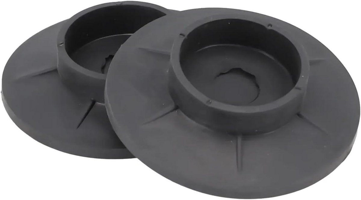 Wasmachine Voetjes - Anti-vibratie pads - Stabiliteit Vergroten - Geluidsreductie - 4 stuks - Zwart